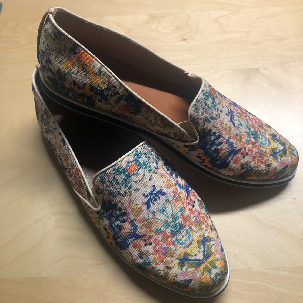 REBECCA MINKOFF Women's Sable Canvas Floral Print Slip On Sneakers